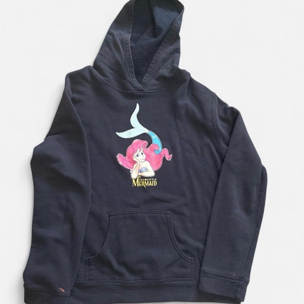 90s The Little Mermaid navy blue hoodie